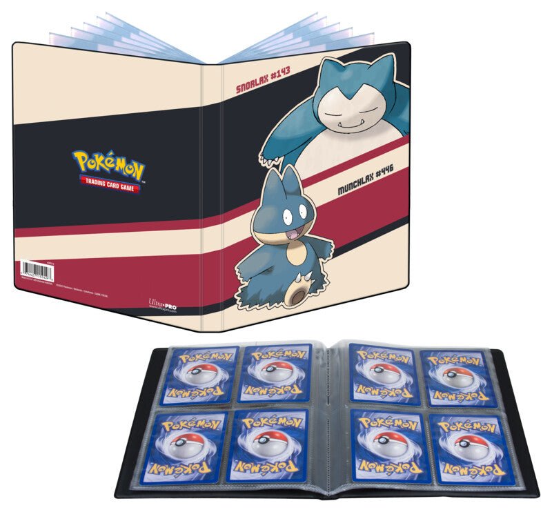 Ultra Pro Portfolio: Pokemon - Snorlax & Munchlax (4 - Pocket) - WiredVillage Games - Wiredvillage Games